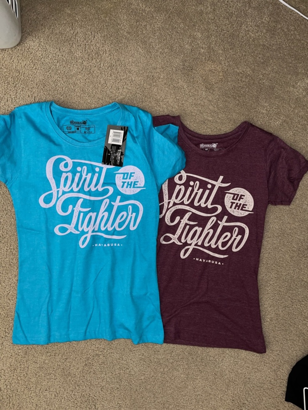Hayabusa women’s Spirit of the Fighter BJJ tees - bundle of two